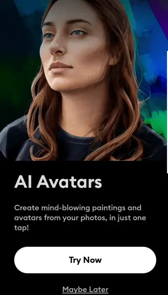 Sample of AI Avatars in Remini AI Photo Enhancer